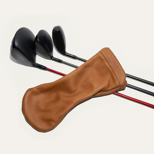 Housse de tête de club de golf en cuir PU avec logo personnalisé, faible MOQ, nouvelle arrivée 2026, housses de tête de golf imperméables en vente - Product Image 6