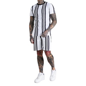 Custom for Summer Wear Men Shorts <b>Sets</b> For Adults Premium Quality Solid Color Custom Logo Men T Shirts & Shorts Men <b>twin</b> <b>Sets</b> - Product Image 1