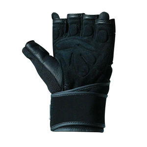 Wholesale 2024 Custom Made High Quality Quick Dry Breathable Fitness Leather <b>Gloves</b> for Weightlifting Wholesale OEM - Product Image 3