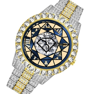 Reloj de Cuarzo Analógico de Lujo para Mujer, Caja Cuadrada, Correa de Acero Inoxidable, Cristal de Zafiro, 46 mm, Ecológico, Ligero, Moissanita - Product Image 6