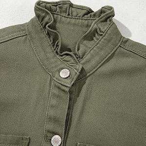 Veste en jean bleu clair pour homme, style classique, décontracté, vintage, effet usé, fabricant de vestes en jean personnalisées - Product Image 6