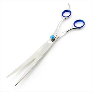 Ciseaux de coiffure professionnels en acier inoxydable 440C, lame tranchante, manche long, pour droitiers, ciseaux de coupe de cheveux - Product Image 1