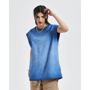 Camiseta sin Mangas de Primera Calidad para Hombre, Sexy, al por Mayor, Personalizada, de Algodón, Transpirable, para Gimnasio y Fitness - Product Image 4