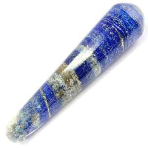 แท่งนวดลาพิส ลาซูลีธรรมชาติ ขายส่ง คุณภาพดี ทนทาน สำหรับการบำบัด นวดผ่อนคลาย คริสตัลขัดเงา หินบำบัด พลังงานจักระ - Product Image 4