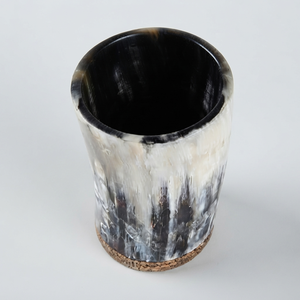 Best Quality Indian Handmade Eco-Friendly REHMAN CRAFT HORN GLASS Rustic Buffalo Horn Short Beer <b>Cup</b> for Beer Mead Drink - Product Image 2