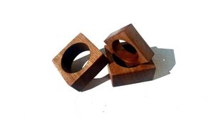 Anillos de Servilleta de Madera de Diseño de Lujo con Forma de Porta Servilletas para Hoteles y Restaurantes, para Exhibición - Product Image 5