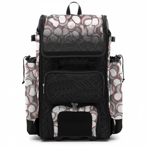 Sacs de baseball sportifs avec logo personnalisé, sacs de baseball par sublimation, prix de gros, sacs à roulettes, sacs de baseball en polyester pour adultes - Product Image 1