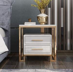 New Stylish <b>Side</b> <b>Table</b> Furniture <b>Gold</b> Plated Metal End <b>Table</b> Cabinet for Living Room, Drawing Room, Office Coffee <b>Table</b> - Product Image 4