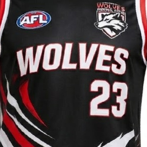 เสื้อทีม AFL แบบกำหนดเอง พร้อมโลโก้ ชื่อทีม และหมายเลข ระบายอากาศได้ดี สำหรับทุกเพศ พิมพ์ลายแบบ Sublimation เต็มตัว รับผลิตแบบ OEM ODM จากโรงงานโดยตรง 100% - Product Image 6