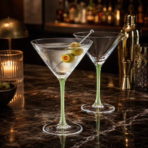 Copas de Cóctel de Color de 250 ml Hechas a Mano de Vidrio Borosilicato, Copas de Martini sin Plomo, Cristalería de Bar Reutilizable al por Mayor - Product Image 6