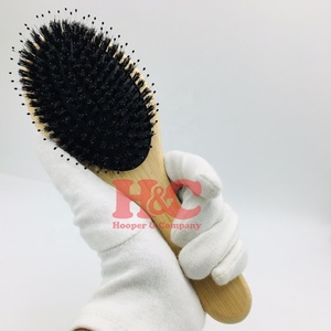Nouveautés : Brosse à cheveux avec manche en bois, peigne blanc pour coiffure, usage en salon de coiffure, emballage personnalisé avec logo, faible MOQ - Product Image 6