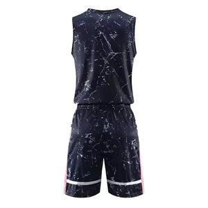 Conjunto de Camiseta de Baloncesto sin Mangas Unisex, Impresión Sublimada, Absorbe la Humedad, Secado Rápido, Transpirable, 100% Poliéster, Ropa Deportiva - Product Image 2