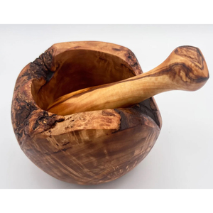 Natural Wooden Spice <b>Herb</b> <b>Grinder</b> Crusher Mixer Kitchen Tool Handmade Wood Mortar and Pestle Set Eco-Friendly Kitchenware Gift - Product Image 5