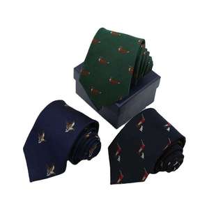 Corbatas de Seda Pura de Alta Calidad con MOQ Bajo, Accesorios para Trajes, Diseño Personalizado, Corbatas con Estampado Digital para Hombre con Firma del Cliente - Product Image 3