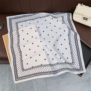 Nouveau Foulard Carré en Soie de Luxe 2026 pour Femme 70*70cm – Bandana Doux, Bandeau Cheveux, Voile, Écharpe, Bandeau de Tête - Product Image 2