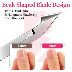 Cortacutículas de Acero Inoxidable con Acabado Espejo de Alta Pulverización, 1/4 Pulgada, Herramienta de Manicura de Precisión para Piel Muerta, para Uso en Casa y Salón - Product Image 4