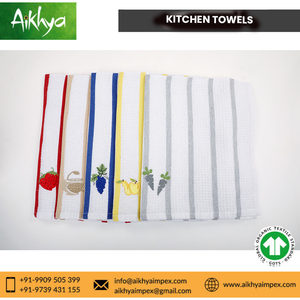 Paños de Cocina de Algodón con Tejido Waffle, Suaves, Absorbentes y de Secado Rápido para Uso Doméstico y en la Cocina - Product Image 4