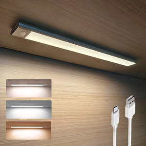 High quality Versatile Portable Aluminum Motion Sensor <b>LED</b> Strip <b>Light</b> for bedside ambient glow - Product Image 1