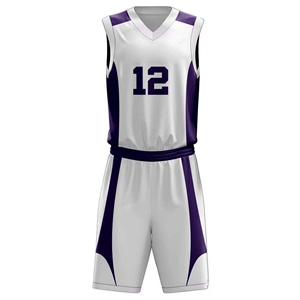 Venta al por Mayor de Conjuntos de Uniformes de Baloncesto Retro Sublimados Reversibles para Niños, Chalecos, Camisetas, Conjuntos de Camisetas para Hombre - Product Image 4