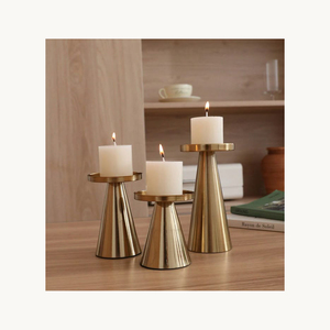 Ensemble de porte-bougies en métal, élégant, nouvelle arrivée, design personnalisé, ensemble de supports à bougies décoratifs pour la décoration de la maison - Product Image 3