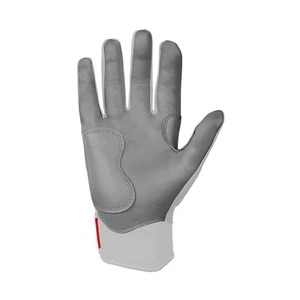 Guantes de Béisbol de Cuero Blanco de Alta Calidad, Cómodos, con Cierre de Gancho y Bucle Acolchado, Personalizables, Unisex, Juveniles - Product Image 5