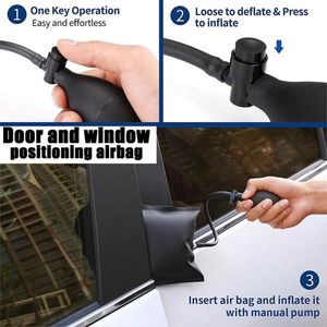 Kit di attrezzi di emergenza per auto da 18 pezzi: 4 pinze lunghe, 2 pompe ad aria, 4 strumenti per la rimozione di rivestimenti, 4 dadi di fissaggio, 2 chiavi, senza rischi di infortuni - Product Image 6