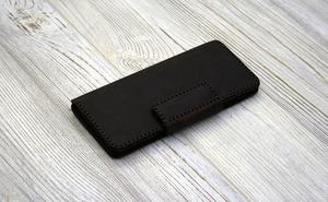 Portefeuille unisexe en cuir véritable mince et long pour femmes Nouveau design LWW-0014 - Product Image 2