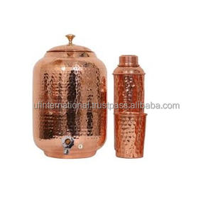 Drinking <b>Water</b> Pot <b>Water</b> <b>Cooler</b> Drinking <b>Water</b> Pot Handmade Copper Product Polished <b>for</b> Restaurant and Kitchenware Use - Product Image 5