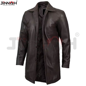Long <b>Coat</b> Winter Wear wholesale High Quality Leather <b>Coat</b> Top Selling Cheap Price Men Leather <b>Coat</b> Unique Quality <b>Coat</b> - Product Image 5