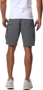 Shorts de randonnée pour hommes, légers, à séchage rapide, tactiques, avec poches (sans ceinture) - Product Image 2