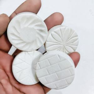 ลูกบิดประตูหินแกะสลักแบบทันสมัยลิ้นชักตู้กลมมือจับเฟอร์นิเจอร์ห้องครัว - Product Image 4