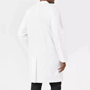 Blouse de laboratoire médicale unisexe confortable à faible MOQ, couleur personnalisée, en coton et élasthanne, avec détection d'aiguilles, service OEM - Product Image 4