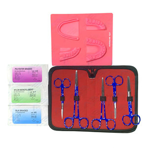 Premium Quality Complete Surgical <b>Suture</b> Practice <b>Kit</b> with Manikin for Medical Students Dental Use Stainless Steel - Product Image 1