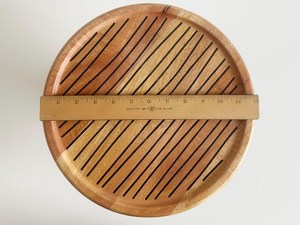 Hand Crafted Mango Wood Pedestal <b>Cake</b> <b>Stand</b> Contemporary Dessert Display by NS Overseas - Product Image 6