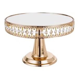 Wholesale customizable stainless steel <b>cake</b> <b>stand</b> with designer border ideal centerpiece for dessert tables and buffets - Product Image 1