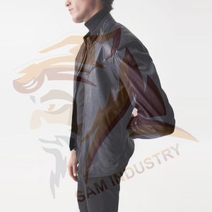 Services OEM, veste en cuir pour homme de haute qualité, design personnalisé, nouveaux modèles de vestes en cuir d'hiver pour homme - Product Image 2