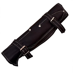 Ensemble de 5 couteaux de chef en acier carbone forgé à la main, style japonais, avec manche en bois - Product Image 4