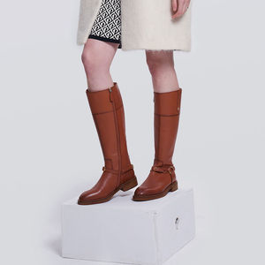 Bottes d'équitation en cuir personnalisées pour usage équestre - Marque SMART SHINE ENTERPRISES, OEM/Vente en gros disponible - Product Image 5