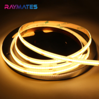 Tira de LED COB sin Puntos de 384 LED/m, 24V, 8mm de Ancho, Flexible, Lineal, CRI 90+, Regulable, para Espejos, Gabinetes y Decoración de Oficinas