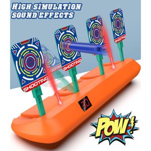 Bersagli Elettronici ABC con Punteggio per Pistole Nerf, Pista Mobile da 85 cm con Reset Automatico, per Tiro e Allenamento con Balestre e Archi - Product Image 4