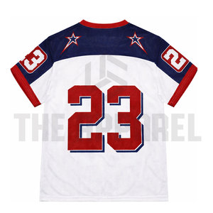 Camiseta Deportiva de Malla Tejida Formal de Corte Regular para Hombre, Ligera, Transpirable, Estilo Hip Hop Urbano, Venta al por Mayor - Product Image 6