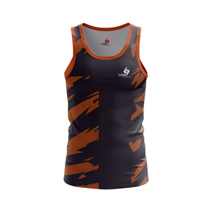Camiseta Deportiva Personalizada para Hombre, Sublimada, de Secado Rápido, Cuello Redondo, Sin Mangas, con Diseño Personalizado, para Gimnasio - Product Image 4