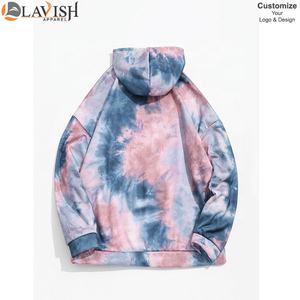 Customized Pattern <b>Tie</b> <b>Dye</b> Pullover <b>Hoodie</b> for Men Good Quality Polyester/Cotton Plus Size Custom Logo Accepted - Product Image 4
