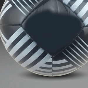 Ballons de sport en PVC de haute qualité pour adultes, tailles 4 et 5, en cuir noir, équipement de course, ballons de football pour des buts parfaits - Product Image 2