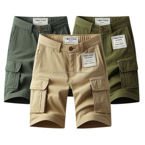 Nouveau design 2025 Short cargo pour homme Pantalon court en coton de haute qualité avec poches cargo en couleurs premium Short de marque privée - Product Image 6