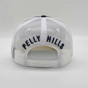 Custom Logo Trucker <b>Hat</b> <b>Navy</b> White Yellow Mesh Cap Embroidery Logo Patch 6-Panel Adjustable Unisex Casual Spring Summer - Product Image 6