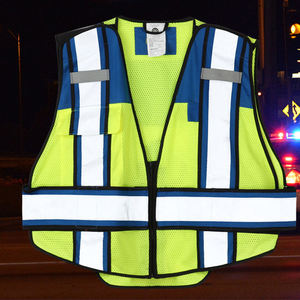 Chaqueta de Trabajo Unisex de Alta Visibilidad para Electricistas, Reflectante, con Detección de Agujas, Impresión en Relieve, Bolsillo para Llaves - Product Image 2