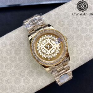 Reloj de Lujo Charm_Jewells, Rectangular, Dorado, 38mm, Analógico, Cuarzo, Bisel con Diamantes, para Hombre - Product Image 1
