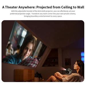 Mini Proyector Portátil 1080P para Uso Diurno, 4K Full HD, Linux, Netflix, 3D, Cine en Casa, Altavoz HIFI, Corrección Trapezoidal Automática, OEM, ROHS, A32D - Product Image 6