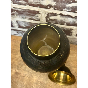Pot à gingembre décoratif élégant en métal avec couvercle, pot à épices de luxe, récipient de rangement pour aliments, support pour pot à miel pour cuisine, à prix réduit - Product Image 4